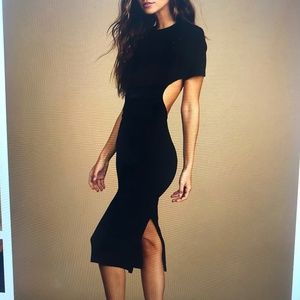 Black cocktail dress